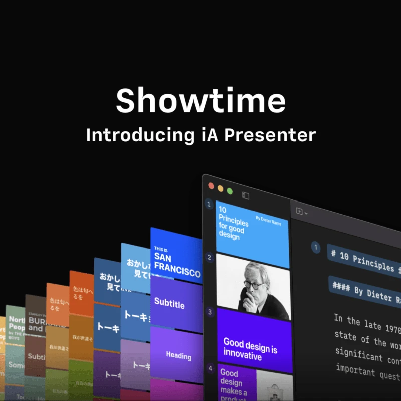iA Presenter, Presentation software