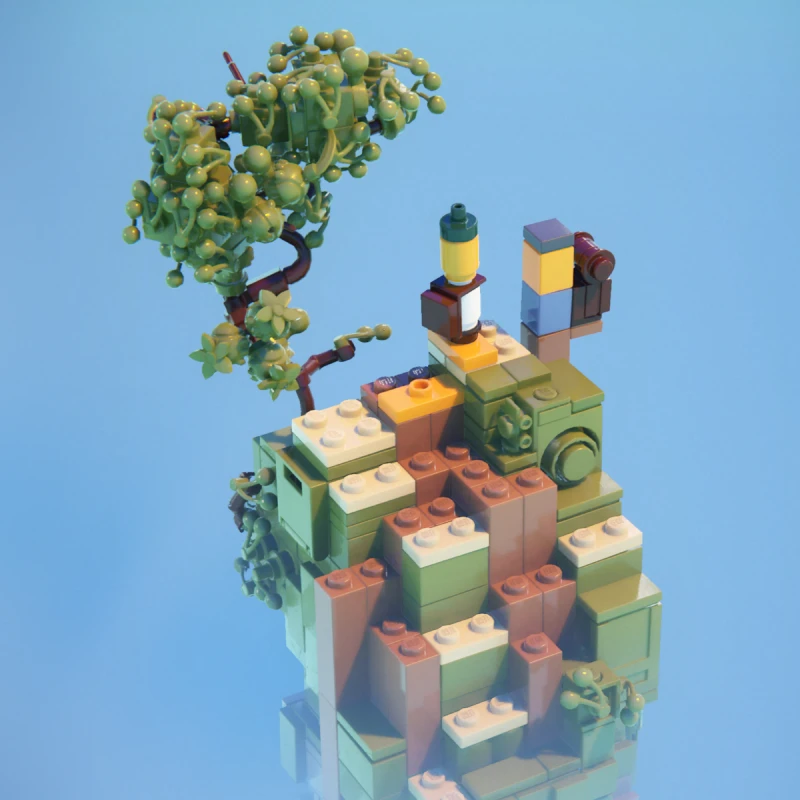A screenshot from Lego Builder.