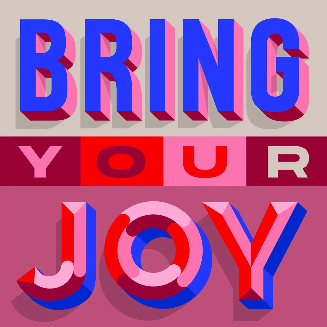 Lettering artwork by Rachel Joy